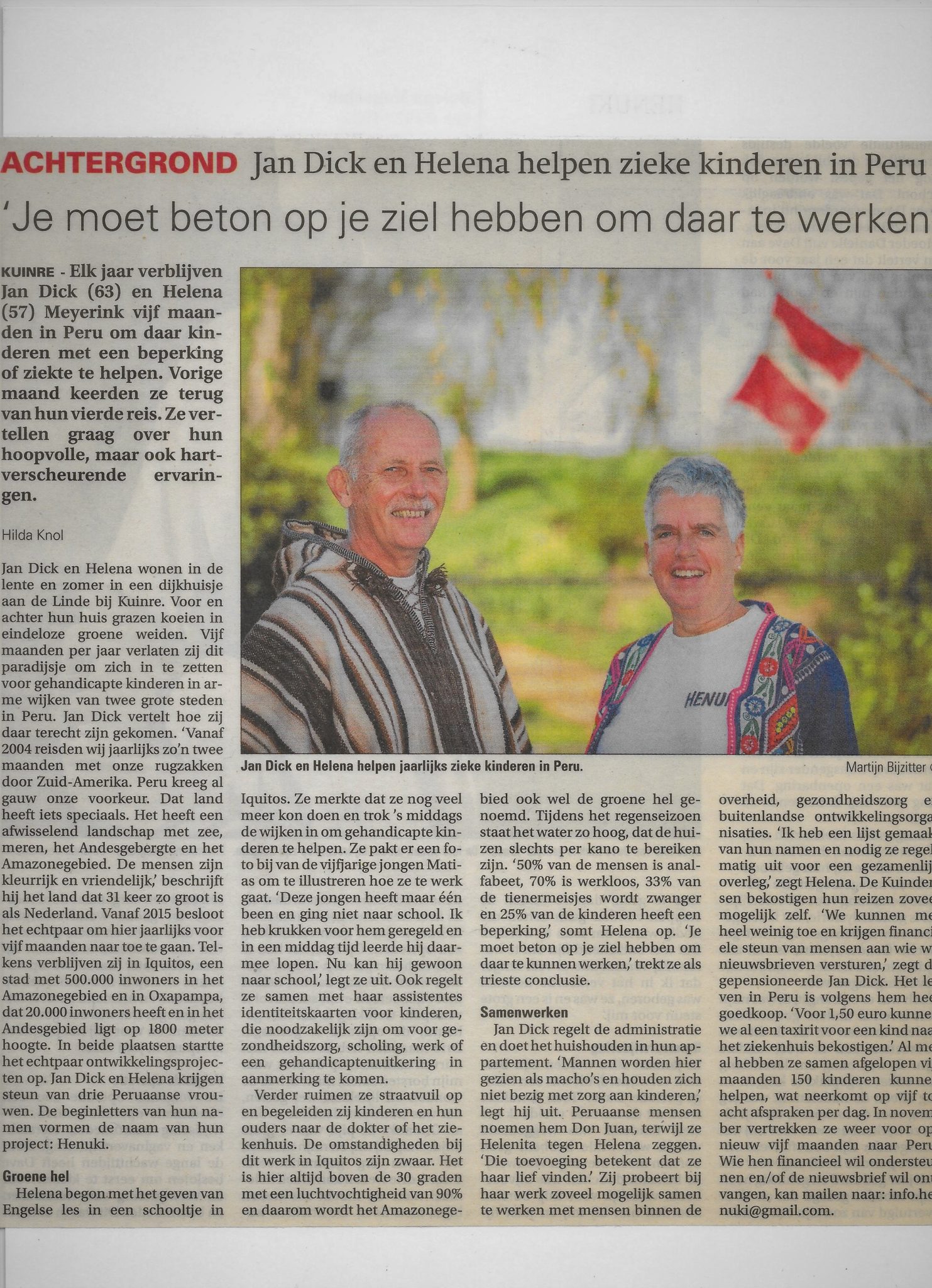 Interview Steenwijker Courant